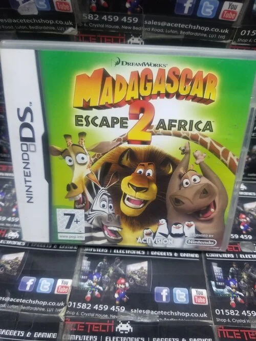 Madagascar Escape 2 Africa Nintendo DS Box Video Game ACE TECH